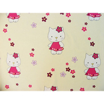 Lenjerie patut Hubners Kitty Floricele 5 piese crem
