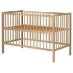 Patut copii din lemn Hubners Dominic 120x60 cm natur