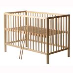 Patut copii din lemn Hubners Dominic 120x60 cm natur