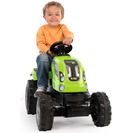 Tractor cu pedale si remorca Smoby Farmer XL verde