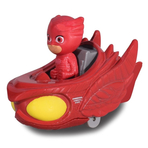 Masina Dickie Toys Eroi in Pijama Owl-Glider cu figurina