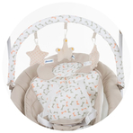 Leagan electric si balansoar Chipolino Paradise beige ribbon