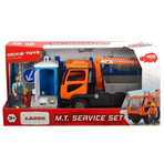 Camion Dickie Toys Playlife M.T. Ladog Service Set cu figurina si accesorii