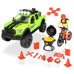 Masina Dickie Toys Playlife Bike Trail Set cu figurina si accesorii
