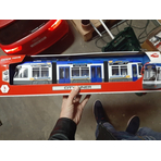 Tramvai Dickie Toys City Liner albastru