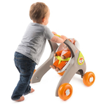 Carucior pentru papusi Smoby Minikiss 3 in 1 gri