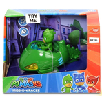 Masina Dickie Toys Eroi in Pijama Mission Racer Gekko cu figurina