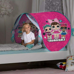 Cort pentru pat copii John Letto Lol Surprise cu lampa 220x80 cm
