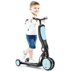 Bicicleta, tricicleta si trotineta pentru copii Chipolino All Ride 4 in 1 sky