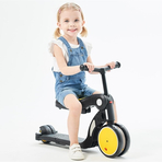 Bicicleta, tricicleta si trotineta pentru copii Chipolino All Ride 4 in 1 yellow