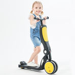 Bicicleta, tricicleta si trotineta pentru copii Chipolino All Ride 4 in 1 yellow