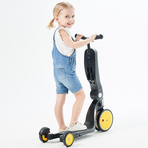 Bicicleta, tricicleta si trotineta pentru copii Chipolino All Ride 4 in 1 yellow