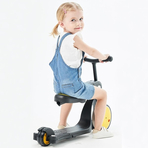 Bicicleta, tricicleta si trotineta pentru copii Chipolino All Ride 4 in 1 yellow