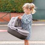 Carucior pentru papusi Smoby Quinny Combi 3 in 1 gri