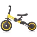 Tricicleta si bicicleta pentru copii Chipolino Smarty 2 in 1 yellow