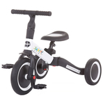 Tricicleta si bicicleta pentru copii Chipolino Smarty 2 in 1 white