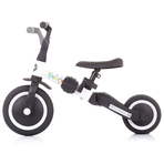 Tricicleta si bicicleta pentru copii Chipolino Smarty 2 in 1 white