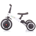 Tricicleta si bicicleta pentru copii Chipolino Smarty 2 in 1 white