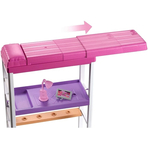 Set Barbie by Mattel Estate Birou cu pat supraetajat, papusa si accesorii
