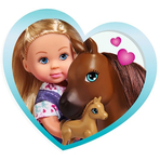 Set Simba Evi Love Doctor Evi Welcome Horse papusa 12 cm cu figurina cal si accesorii