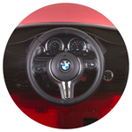 Masinuta electrica Chipolino BMW X6 red cu roti EVA