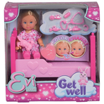 Papusa Simba Evi Love Get Well 12 cm cu accesorii