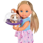 Papusa Simba Evi Love Doctor Evi Guinea Pig 12 cm cu accesorii
