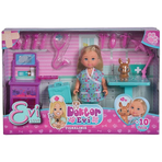 Set Simba Evi Love Doctor Evi Clinic papusa 12 cm cu accesorii