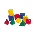 Corpuri geometrice din plastic - 10 piese