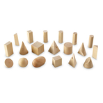 Forme geometrice din lemn (set 19)