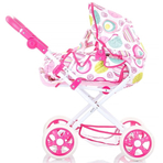 Carucior pentru papusi Chipolino Nelly white
