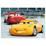 Puzzle 2 in 1 - Cars 3: Cursa cea mare (77 piese)