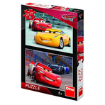Puzzle 2 in 1 - Cars 3: Cursa cea mare (77 piese)