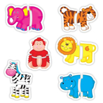 Baby Puzzle: Animale din jungla (2 piese)