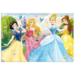 Puzzle de colorat - Printese Disney (60 piese)