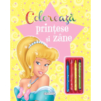 Coloreaza printese si zane