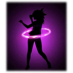 Cerc Hula Hoop cu lumini