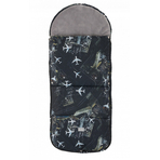 Nuvita Junior Smart sac de iarna 100cm - Black Airplanes / Gray - 9585