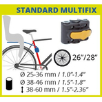 Bellelli Multifix - element de fixare scaun de bicicleta (pe spate)