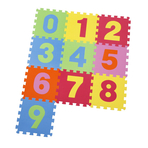 Covor puzzle din spuma Numbers 10 piese