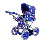 Carucior 2 in 1 pentru papusi Ruby Blue Splash