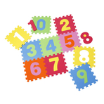 Covor puzzle din spuma Numbers 10 piese