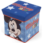 Taburet pentru depozitare jucarii Mickey Mouse