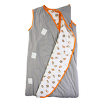 Sac de dormit multifunctional Grey Orange Zoo Animal Travel 0-3 luni 2.5 Tog