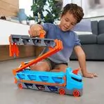 Camion si pista de masinute Hot Wheels by Mattel Speedway Hauler cu trailer si 3 masinute