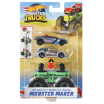 Set Hot Wheels by Mattel Monster Trucks Monster Maker GWW15