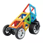 Set magnetic de construit- Magformers Vehicule, 17 piese