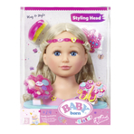 BABY born - Cap Papusa pentru coafat si machiat