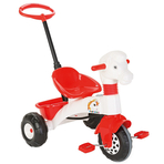 Tricicleta pentru copii Pilsan Pony white cu maner