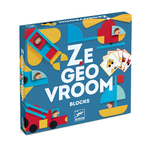 Ze GeoVroom Djeco, joc de construit cu piese geometrice